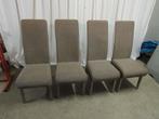 4 Lloyd Loom stoelen, Huis en Inrichting, Ophalen, Gebruikt, Bruin, Lloyd Loom