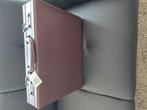 Luxe bruine aktetas, Nieuw, Ophalen of Verzenden, Minder dan 35 cm, Minder dan 50 cm