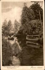 Hillegersberg Theeschenkerij Plaswijck Haven invaart st 1922, Verzamelen, Ansichtkaarten | Nederland, Gelopen, Zuid-Holland, Ophalen of Verzenden