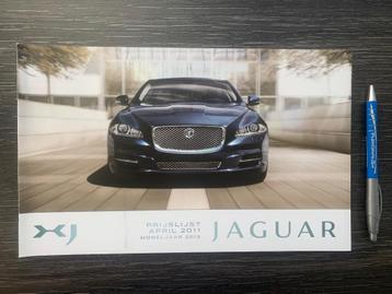 Nederlandse prijslijst Jaguar XJ 2011 nieuw uit de doos! beschikbaar voor biedingen