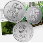 Canada - 20 Dollars 2016 - Tyrannosaurus Rex, Verzenden, Noord-Amerika, Setje, Zilver