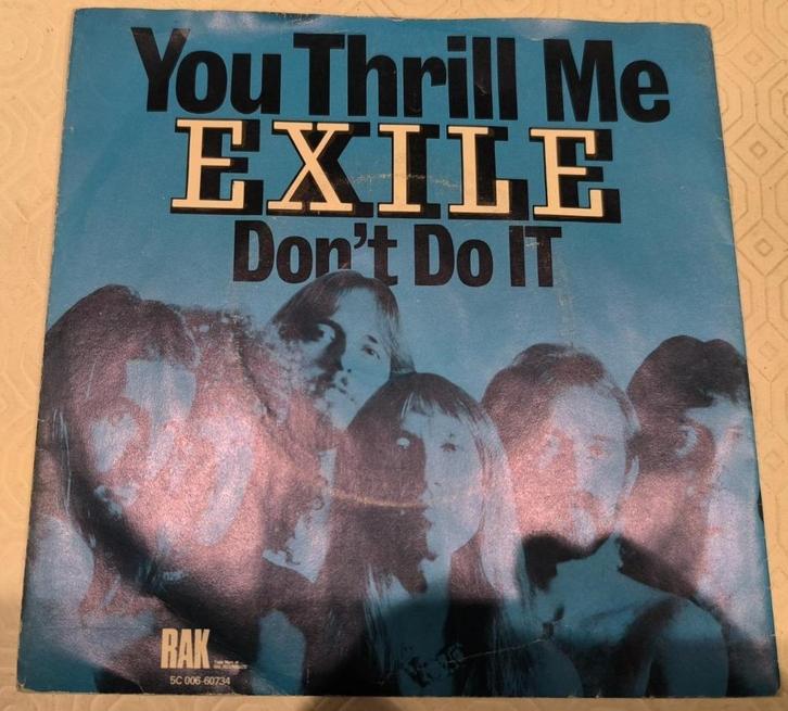 Exile - You thrill me (single), Cd's en Dvd's, Vinyl | Overige Vinyl, Gebruikt, Overige formaten, Verzenden