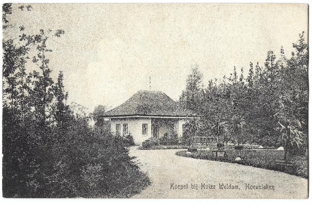 Hoevelaken, Koepel bij Huize Weldam, Verzenden, Voor 1920, Gelopen, Gelderland