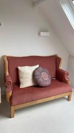 Vintage roze bankje, Ophalen, Gebruikt, Tweepersoons, Minder dan 150 cm