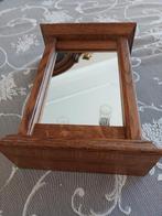 KLein massief eiken kastje met spiegeldeur, Antiek en Kunst, Antiek | Meubels | Kasten, Ophalen of Verzenden