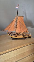 Houten model zeilboot 54x55 cm, Hobby en Vrije tijd, Modelbouw | Boten en Schepen, Ophalen, Gebruikt