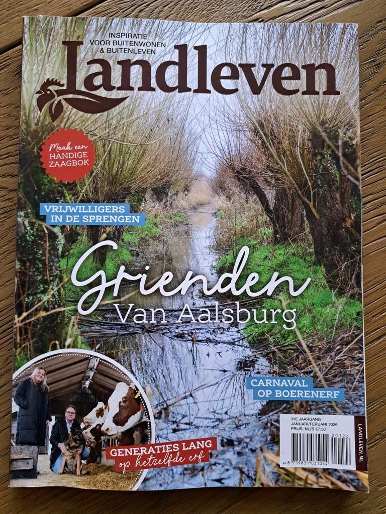 Landleven januari/ februari 2026, Boeken, Tijdschriften en Kranten, Ophalen of Verzenden