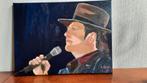 André Hazes in concert. Acryl op canvas.  Door Lia v. Langen, Ophalen of Verzenden