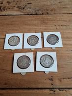 5 zilveren half dollar 1893 1964, Postzegels en Munten, Munten | Amerika, Zilver, Ophalen, Noord-Amerika