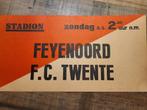 Feyenoord tramkaart tegen fc twente, Verzamelen, Sportartikelen en Voetbal, Ophalen of Verzenden, Zo goed als nieuw, Feyenoord