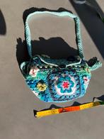 Nieuw blauw granny square tasje, maat 30x20 cm, Sieraden, Tassen en Uiterlijk, Tassen | Damestassen, Verzenden, Nieuw, Overige kleuren