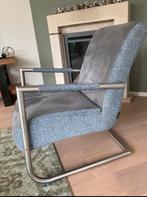 Henders & Hazel Angelica Fauteuil Blauw/Grijs, Ophalen, Blauw, Zo goed als nieuw, Metaal