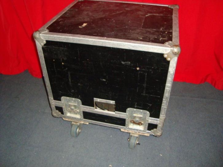Gebruikt: Meekel hoodcase 68x58x72 zwart met wielen 20250352, Muziek en Instrumenten, Behuizingen en Koffers, Gebruikt, Overige instrumenten