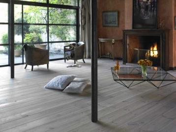 ANTIEK VEROUDERDE GRENEN VLOERDELEN GEOLIED, HOUTENVLOER beschikbaar voor biedingen