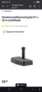 Grijze Parasolvoet voor Balkon, Ophalen, Nieuw, Minder dan 1 meter, Parasolvoet