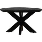 Salontafel Max - 80 zwart, Rond, Nieuw, Metaal, Minder dan 50 cm