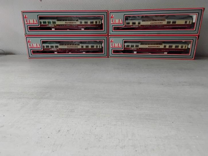 Lima Panorama Rijtuigen Set - 4 stuks, Hobby en Vrije tijd, Modeltreinen | H0, Zo goed als nieuw, Wagon, Gelijkstroom, Lima, Analoog