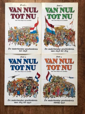 Van nul tot nu - vaderlandse geschiedenis delen 1 t/m 4 beschikbaar voor biedingen