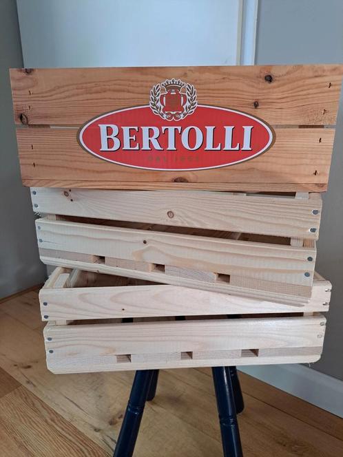 Set 3 x houten kist | krat - nieuw, Huis en Inrichting, Woonaccessoires | Kisten, Nieuw, Minder dan 50 cm, Minder dan 50 cm, Minder dan 50 cm