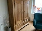 Houten Servieskast met deuren en lades, Gebruikt, 100 tot 150 cm, Eikenhout, Ophalen of Verzenden