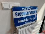 Buddemeijer emaille reclamebord, Verzamelen, Merken en Reclamevoorwerpen, Ophalen, Reclamebord, Gebruikt, .