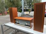Vintage Telefunken Radio met Speakers, Overige merken, Gebruikt, Tuner of Radio, Losse componenten