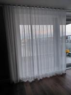 Gordijnen, wit met wave plooi, Huis en Inrichting, Ophalen, Gebruikt, 200 cm of meer, Wit