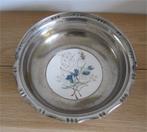 Antieke schaal met gentiaan tegel, Antiek en Kunst, Ophalen of Verzenden