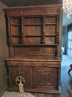 Antieke Eikenhouten Kast, Ophalen, 200 cm of meer, 75 cm of meer, Klassiek