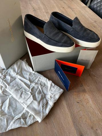 Santoni loafer blauw MAAT 42 (valt groot) beschikbaar voor biedingen