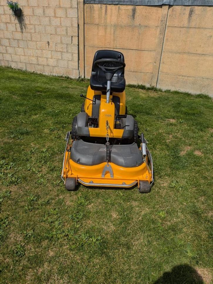 NETTE Stiga Villa 14 Frontmaaier HST mulchdek 85cm, Tuin en Terras, Zitmaaiers, Nieuw, Minder dan 90 cm, Elektrische starter, Mulchfunctie