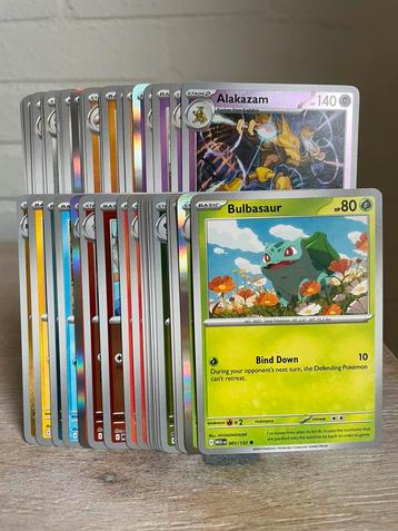 Pokémon bundle 47x | Mega Evolutions | 10 holo/rev beschikbaar voor biedingen