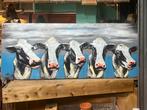 3D schilderij 5 koeien, Ophalen of Verzenden