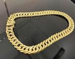 Prachtige 14k gouden cuban / gourmet schakel armband, Ophalen of Verzenden, Goud