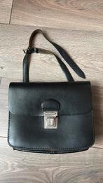 Oude leren geld tas, Overige merken, Gebruikt, Zwart, Ophalen of Verzenden