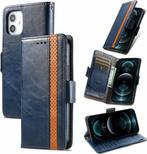 PU-leer Wallet Flip Case Set voor iPhone 12 Mini _ Blauw, Telecommunicatie, Mobiele telefoons | Hoesjes en Frontjes | Apple iPhone