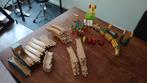 Houten Treinbaan Set, Kinderen en Baby's, Speelgoed | Houten speelgoed, Ophalen of Verzenden, Gebruikt, Overige typen