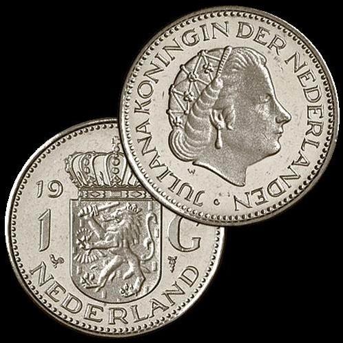 1 gulden juliana, Postzegels en Munten, Munten | Nederland, Koningin Juliana, Ophalen of Verzenden