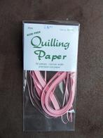 Quilling paper – papierfiligraanstroken 2mm roze, Hobby en Vrije tijd, Knutselen, Ophalen of Verzenden, Nieuw, Materiaal