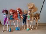 Winx club poppen pop rainbow bloom stella flora tecna sky 7, Ophalen of Verzenden, Zo goed als nieuw, Barbie