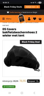 Bakfiets beschermhoes 2-wieler met tent, Fietsen en Brommers, Fietsen | Bakfietsen, Ophalen of Verzenden, Gebruikt, Overige merken