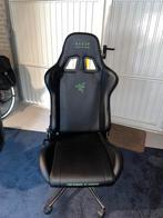 Razer Gaming Stoel (Beschadigd), Huis en Inrichting, Ophalen, Gebruikt, Zwart, Gaming bureaustoel