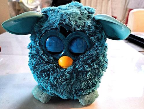 Furby blauw 2012 	goed werkend, Kinderen en Baby's, Speelgoed | Knuffels en Pluche, Gebruikt, Overige typen, Verzenden