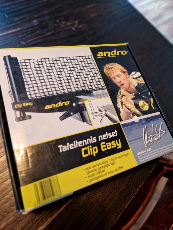 Tafeltennis Netset - Andro Clip Easy, Sport en Fitness, Tafeltennis, Ophalen