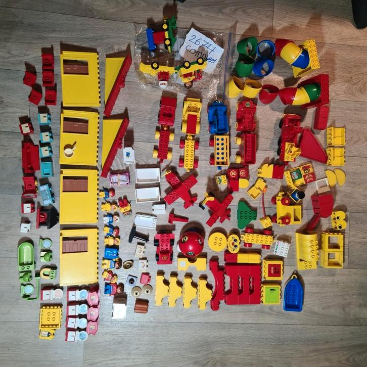 Grote partij Vintage lego Duplo + Set 2674 Compleet, Kinderen en Baby's, Speelgoed | Duplo en Lego, Gebruikt, Duplo, Ophalen of Verzenden