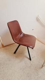 6 vintage stoelen – industrieel design, opknap of decoratie, Ophalen, Gebruikt, Bruin, Metaal