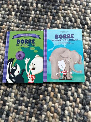 Borre Leest! 2 Boeken: Stinkdier & Olifant beschikbaar voor biedingen