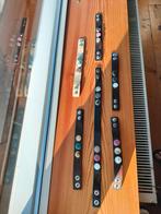 6 Noosa Amsterdam armbanden., Ophalen, Gebruikt, Bruin, Leer