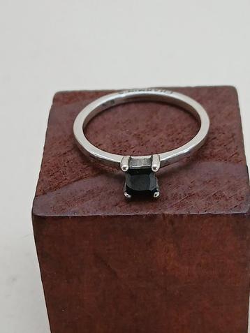 Zilveren ring met onyx - Maat 17.3 mm beschikbaar voor biedingen