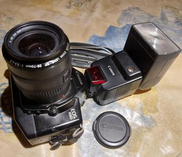 Canon EOS 650 + EF 28-70 + Speedlite 420 EZ beschikbaar voor biedingen